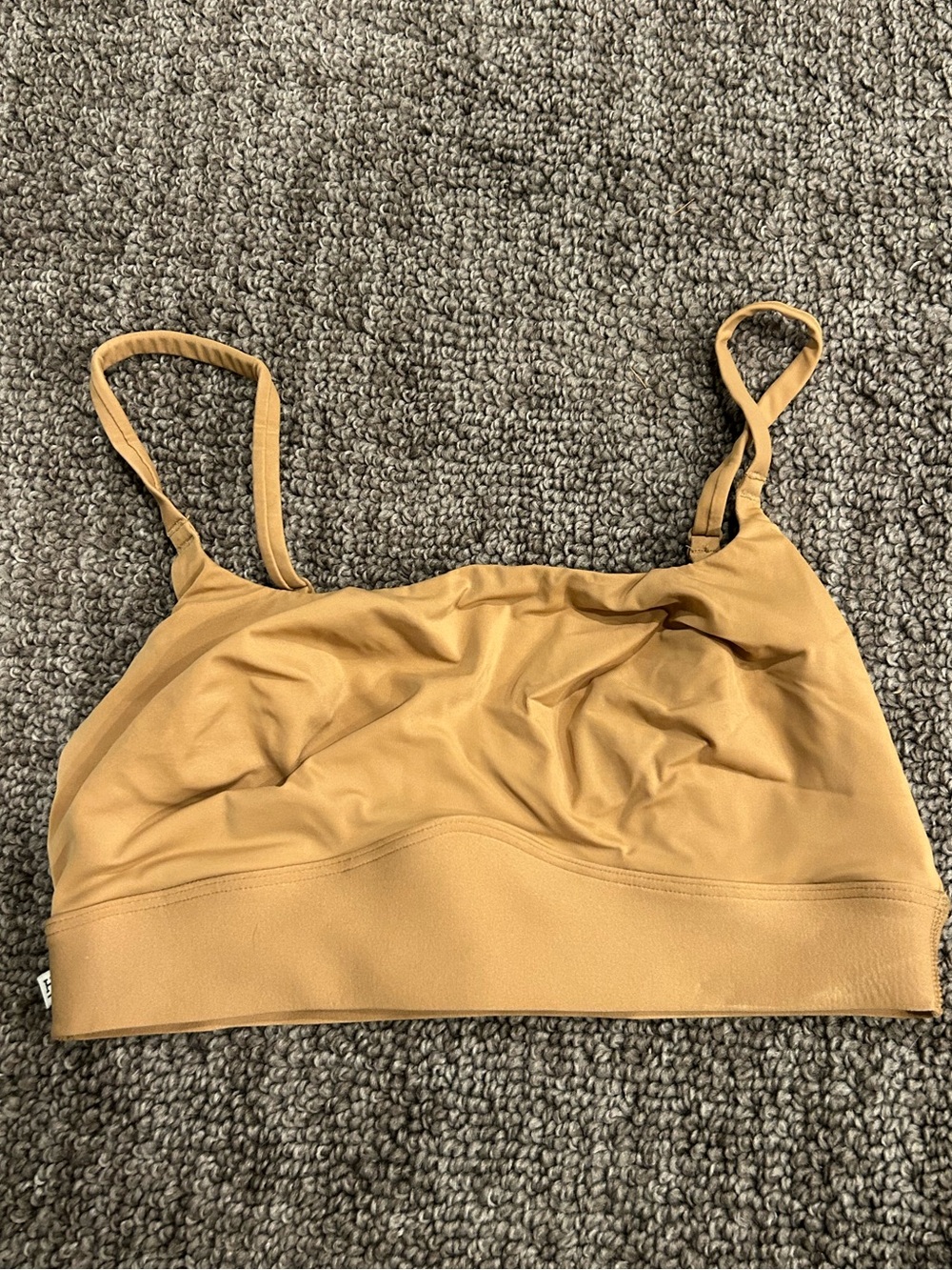 Harper Wilde Bliss Scoop Adjustable Bralette Size Large Tan